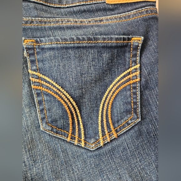 HOLLISTER Dark Was Bootcut Blue Jeans. Size 26/ 31 - Picture 7 of 14